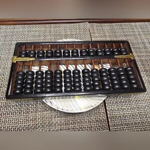 Abacus, Calculating Tool Made In Hong Kong Antique
